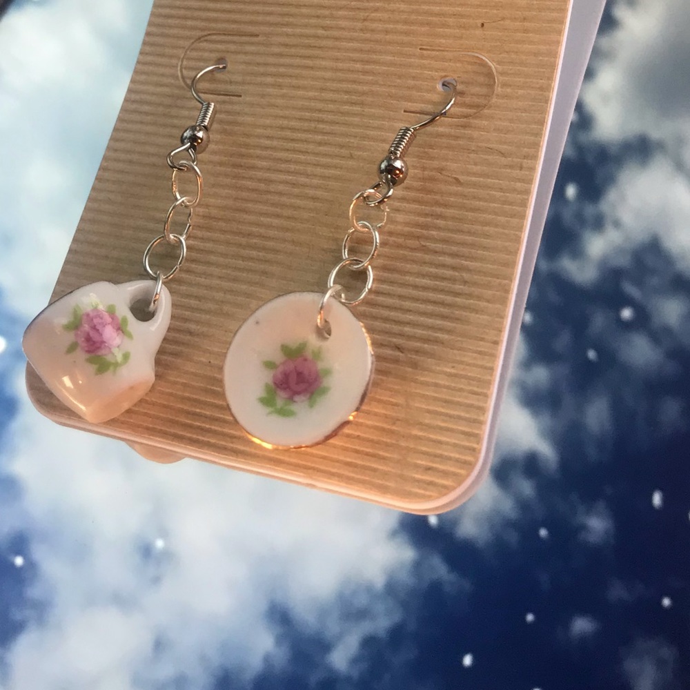 Tea party earrings